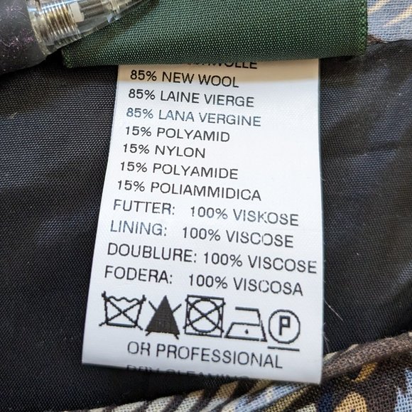 Geiger Flare Skirt Lined and Made in Austria Wool Blend Vintage - Picture 9 of 10